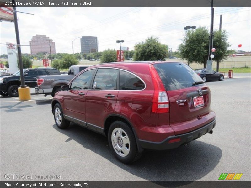 Tango Red Pearl / Black 2008 Honda CR-V LX