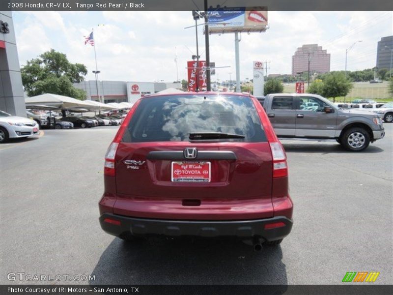 Tango Red Pearl / Black 2008 Honda CR-V LX