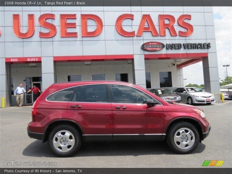 Tango Red Pearl / Black 2008 Honda CR-V LX