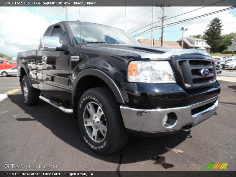 Black / Black 2007 Ford F150 FX4 Regular Cab 4x4