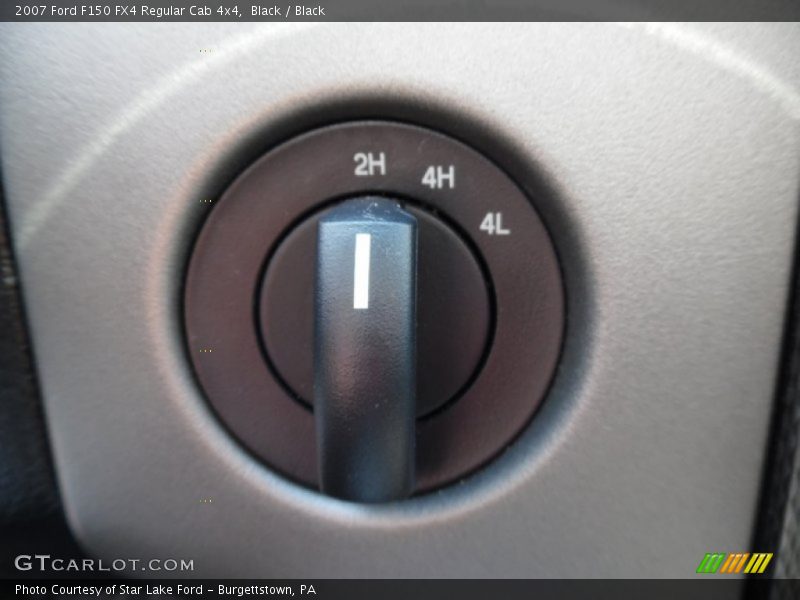 Black / Black 2007 Ford F150 FX4 Regular Cab 4x4