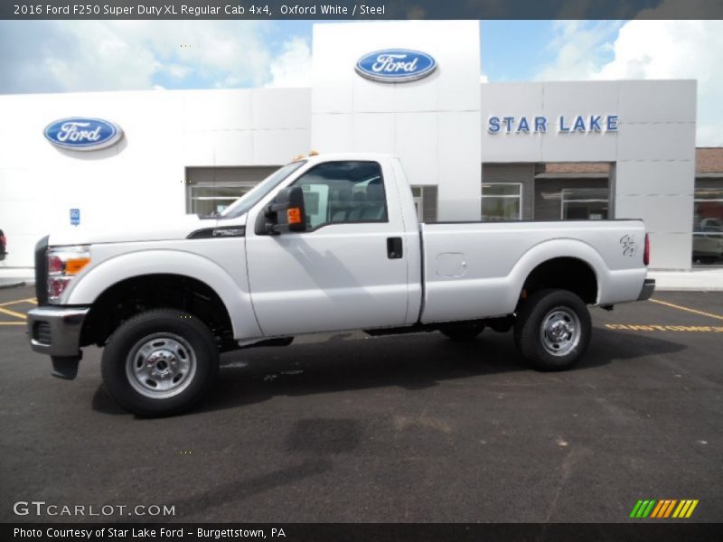 Oxford White / Steel 2016 Ford F250 Super Duty XL Regular Cab 4x4