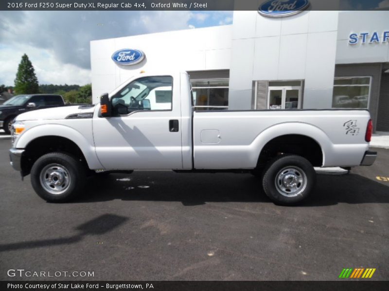 Oxford White / Steel 2016 Ford F250 Super Duty XL Regular Cab 4x4