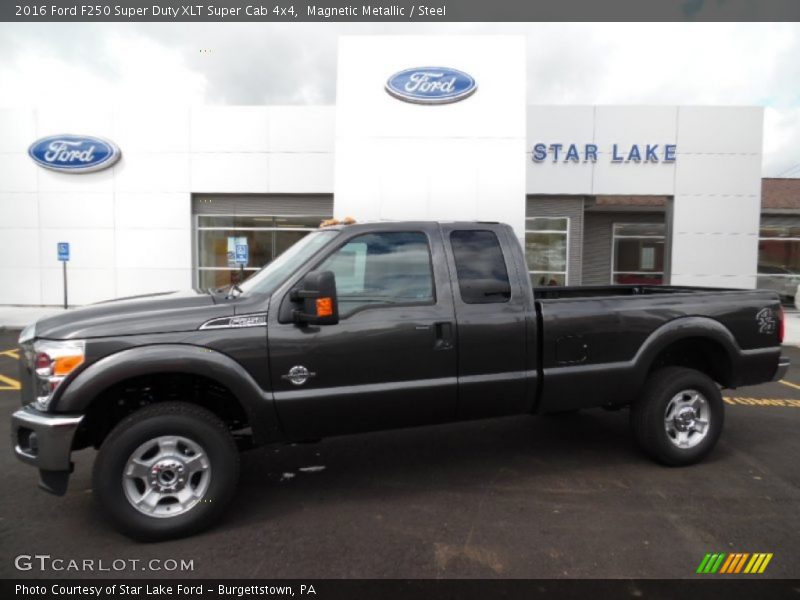 Magnetic Metallic / Steel 2016 Ford F250 Super Duty XLT Super Cab 4x4