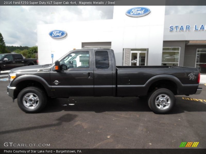 Magnetic Metallic / Steel 2016 Ford F250 Super Duty XLT Super Cab 4x4