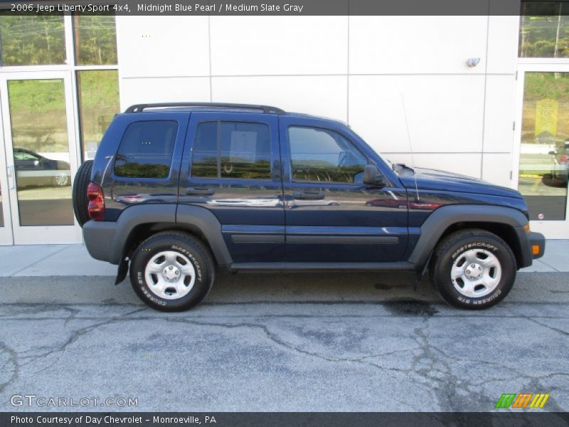 Midnight Blue Pearl / Medium Slate Gray 2006 Jeep Liberty Sport 4x4