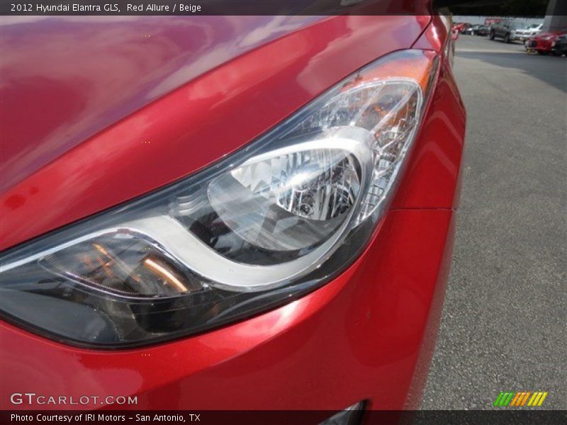 Red Allure / Beige 2012 Hyundai Elantra GLS