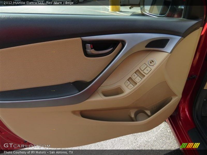 Red Allure / Beige 2012 Hyundai Elantra GLS