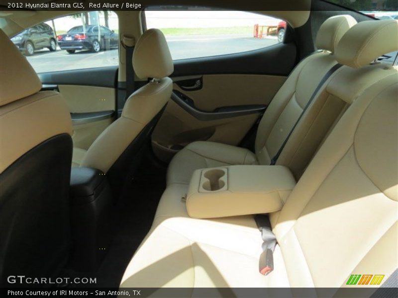 Red Allure / Beige 2012 Hyundai Elantra GLS