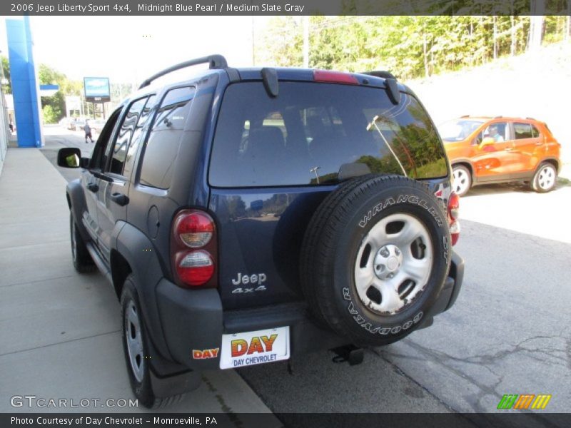 Midnight Blue Pearl / Medium Slate Gray 2006 Jeep Liberty Sport 4x4