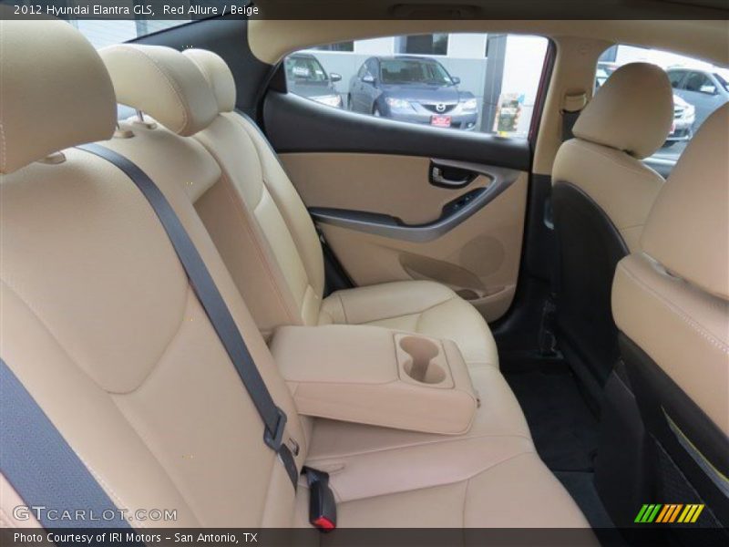 Red Allure / Beige 2012 Hyundai Elantra GLS