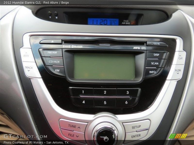 Red Allure / Beige 2012 Hyundai Elantra GLS