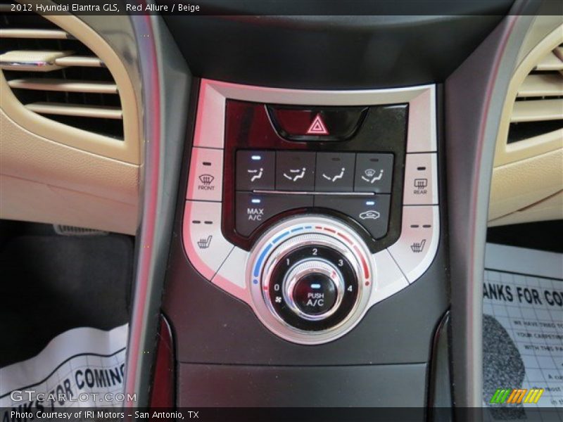 Red Allure / Beige 2012 Hyundai Elantra GLS