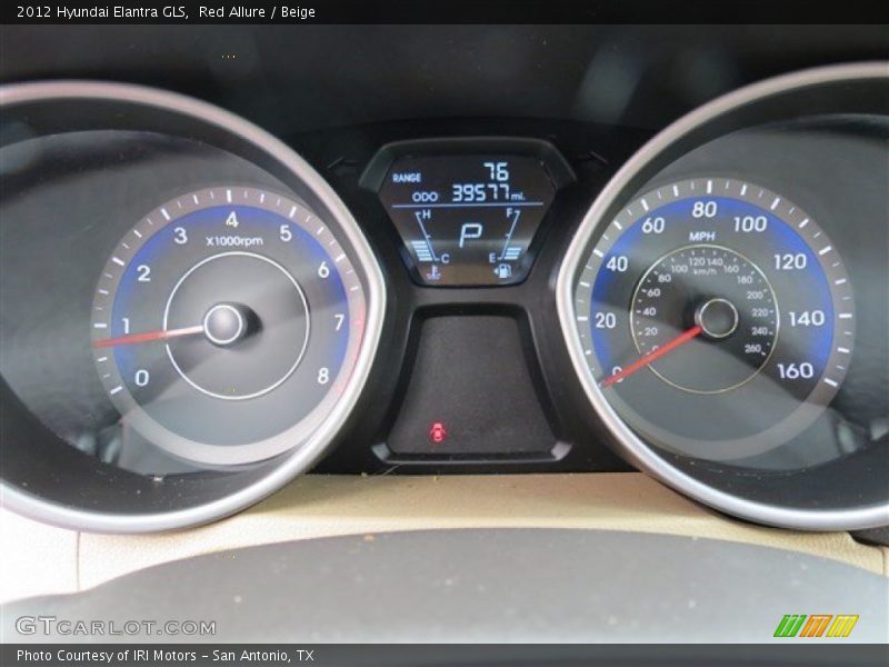 Red Allure / Beige 2012 Hyundai Elantra GLS