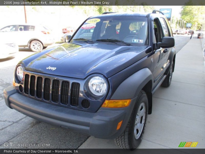 Midnight Blue Pearl / Medium Slate Gray 2006 Jeep Liberty Sport 4x4