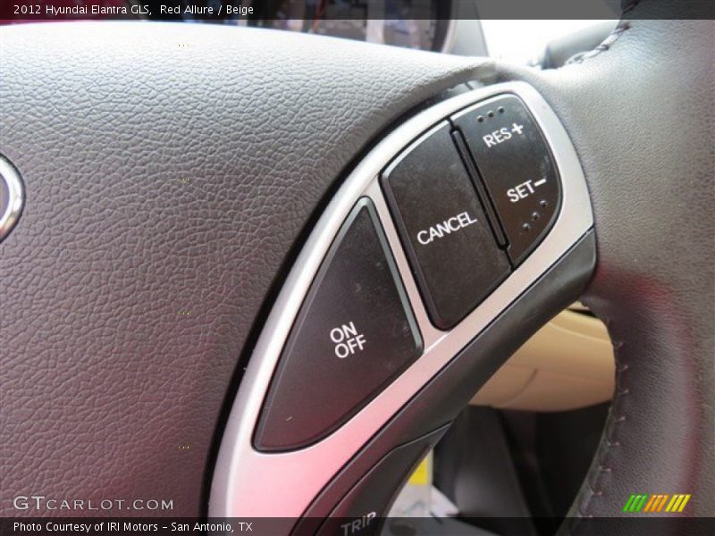 Red Allure / Beige 2012 Hyundai Elantra GLS