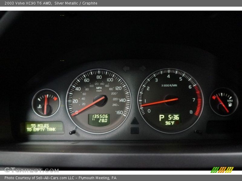 Silver Metallic / Graphite 2003 Volvo XC90 T6 AWD