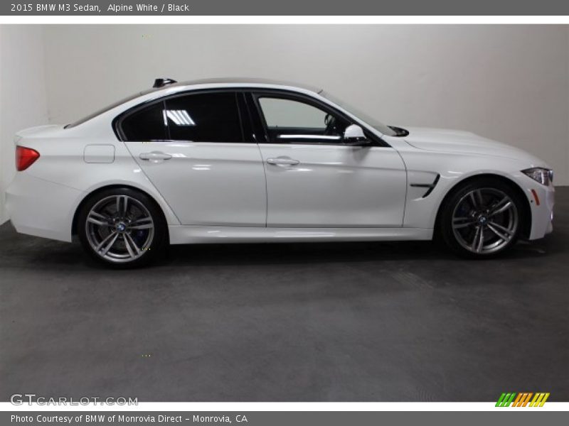 Alpine White / Black 2015 BMW M3 Sedan