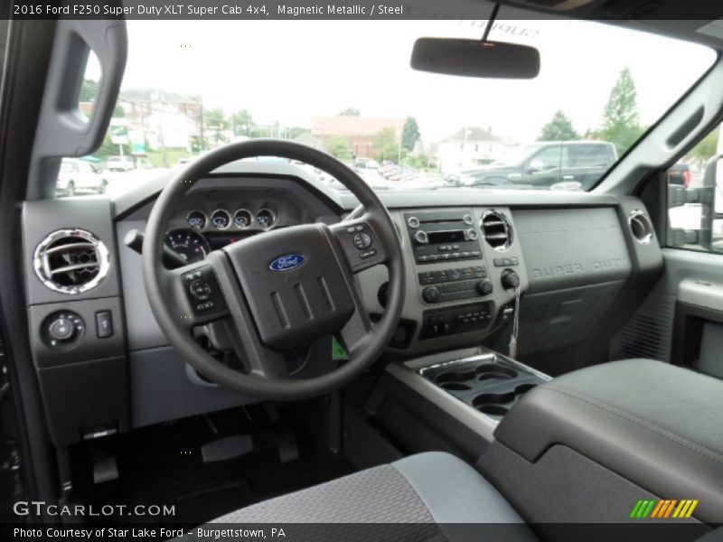 Magnetic Metallic / Steel 2016 Ford F250 Super Duty XLT Super Cab 4x4