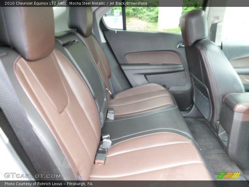 Mocha Steel Metallic / Jet Black/Brownstone 2010 Chevrolet Equinox LTZ AWD