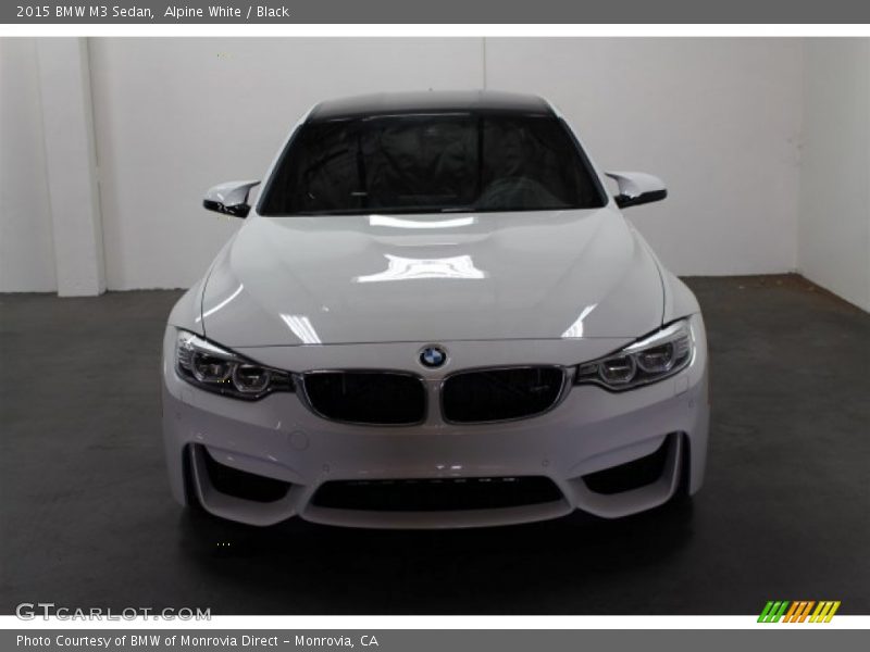 Alpine White / Black 2015 BMW M3 Sedan