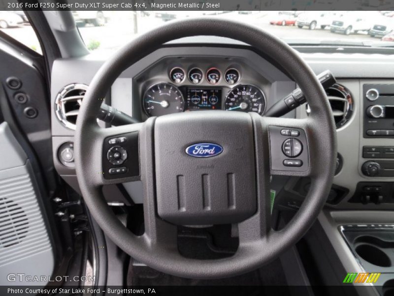 Magnetic Metallic / Steel 2016 Ford F250 Super Duty XLT Super Cab 4x4