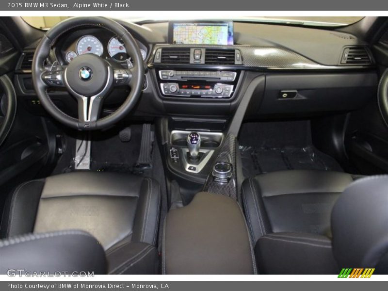 Alpine White / Black 2015 BMW M3 Sedan