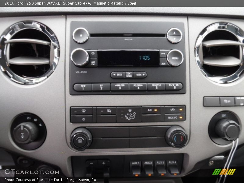 Magnetic Metallic / Steel 2016 Ford F250 Super Duty XLT Super Cab 4x4