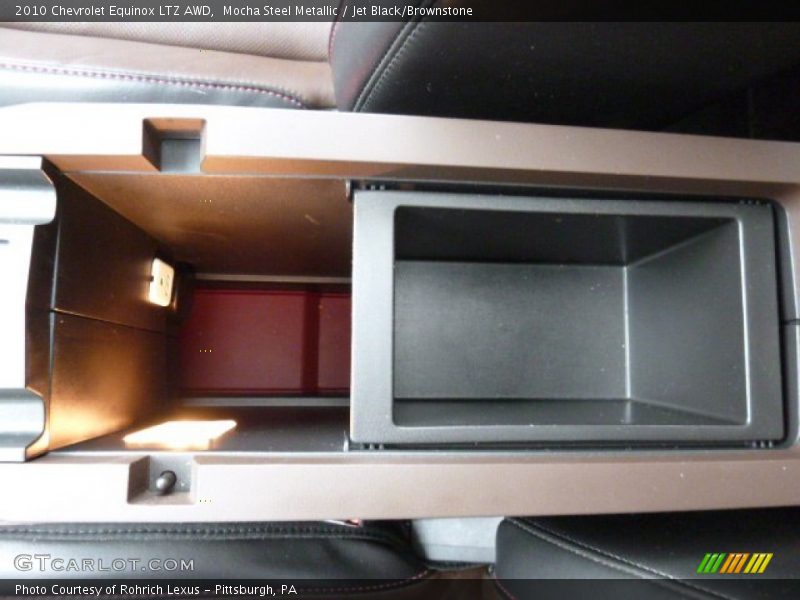 Mocha Steel Metallic / Jet Black/Brownstone 2010 Chevrolet Equinox LTZ AWD