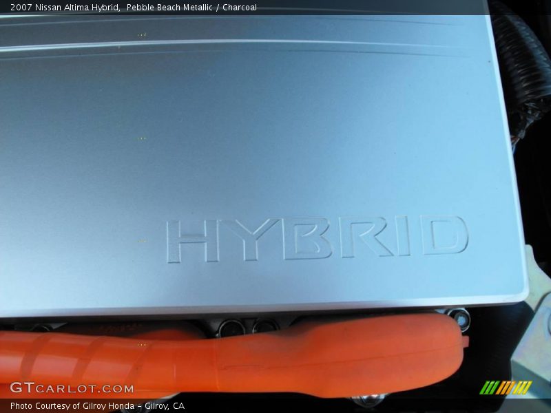 Pebble Beach Metallic / Charcoal 2007 Nissan Altima Hybrid