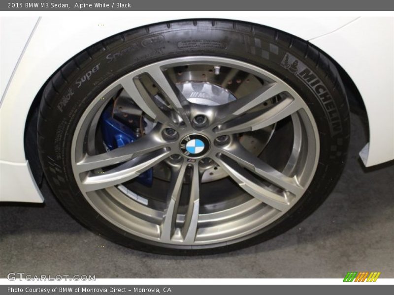 Alpine White / Black 2015 BMW M3 Sedan