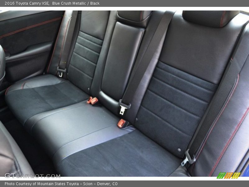 Rear Seat of 2016 Camry XSE