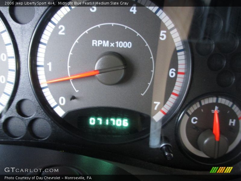 Midnight Blue Pearl / Medium Slate Gray 2006 Jeep Liberty Sport 4x4
