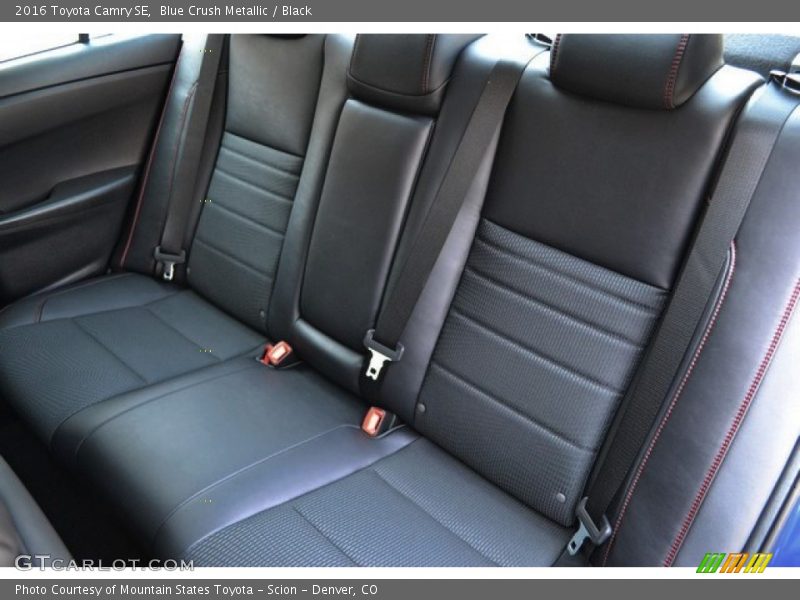 Rear Seat of 2016 Camry SE