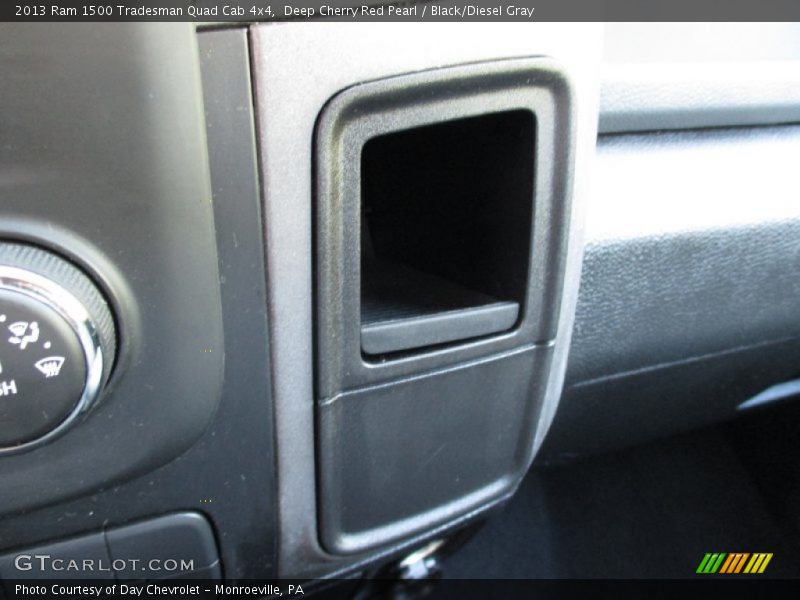 Deep Cherry Red Pearl / Black/Diesel Gray 2013 Ram 1500 Tradesman Quad Cab 4x4