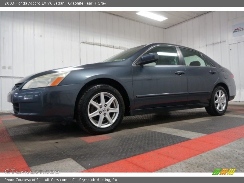 Graphite Pearl / Gray 2003 Honda Accord EX V6 Sedan