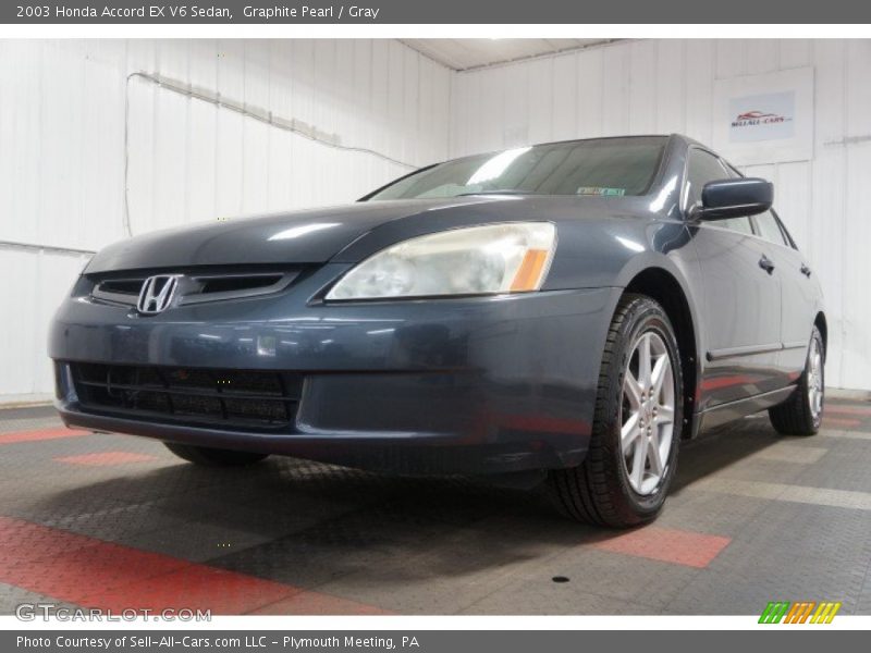 Graphite Pearl / Gray 2003 Honda Accord EX V6 Sedan