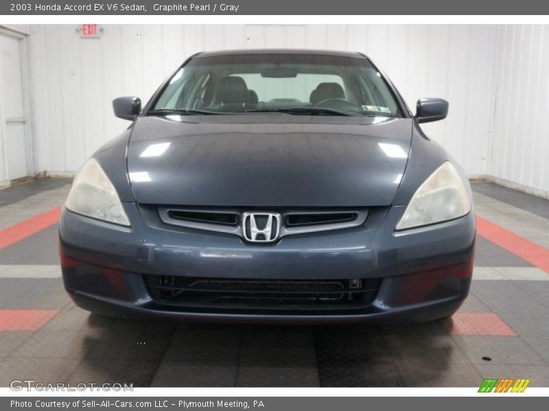 Graphite Pearl / Gray 2003 Honda Accord EX V6 Sedan