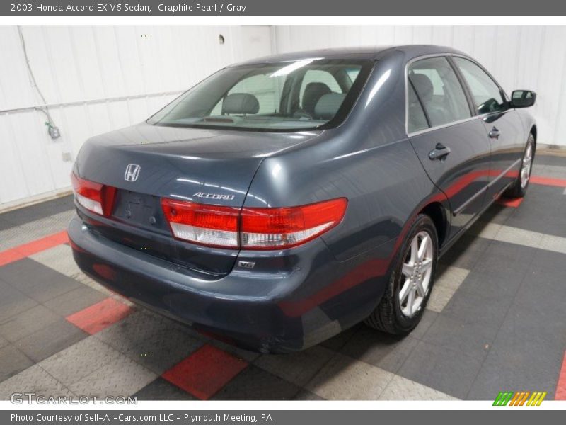 Graphite Pearl / Gray 2003 Honda Accord EX V6 Sedan