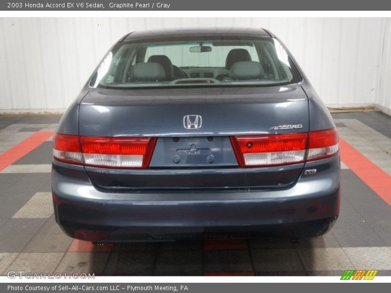 Graphite Pearl / Gray 2003 Honda Accord EX V6 Sedan