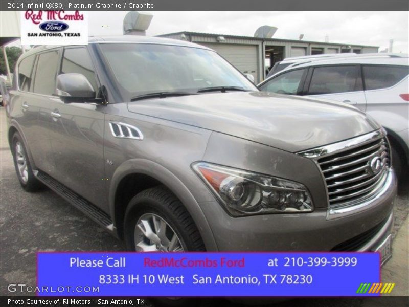 Platinum Graphite / Graphite 2014 Infiniti QX80