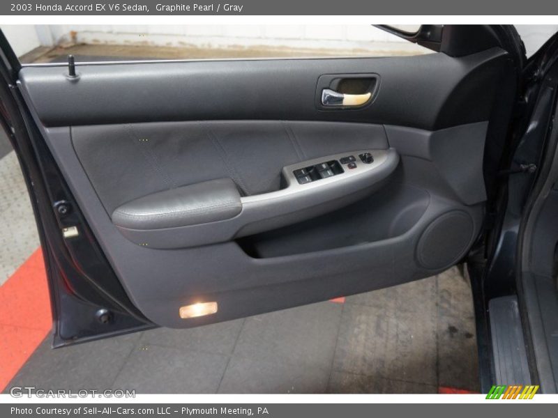 Graphite Pearl / Gray 2003 Honda Accord EX V6 Sedan