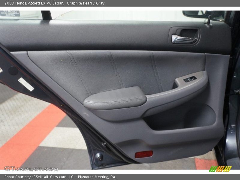 Graphite Pearl / Gray 2003 Honda Accord EX V6 Sedan