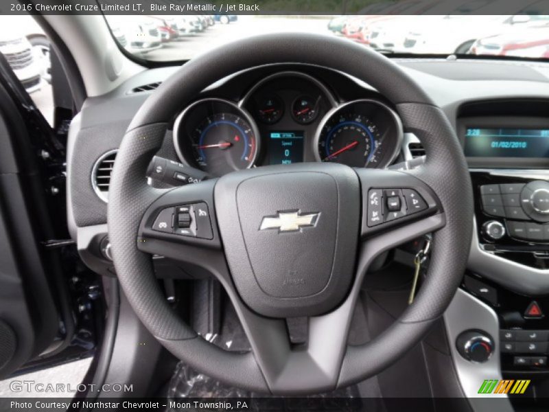 Blue Ray Metallic / Jet Black 2016 Chevrolet Cruze Limited LT