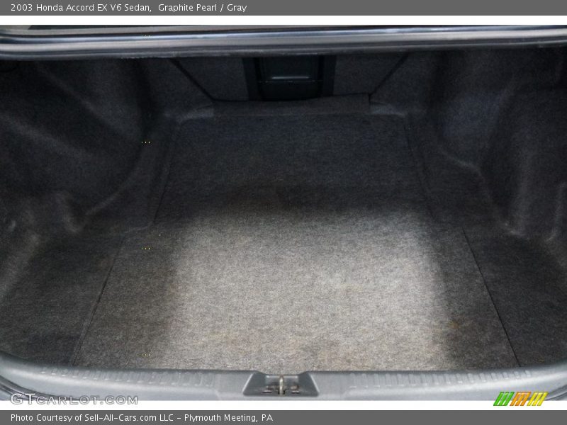 Graphite Pearl / Gray 2003 Honda Accord EX V6 Sedan