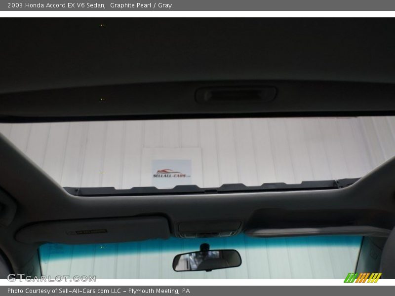 Graphite Pearl / Gray 2003 Honda Accord EX V6 Sedan