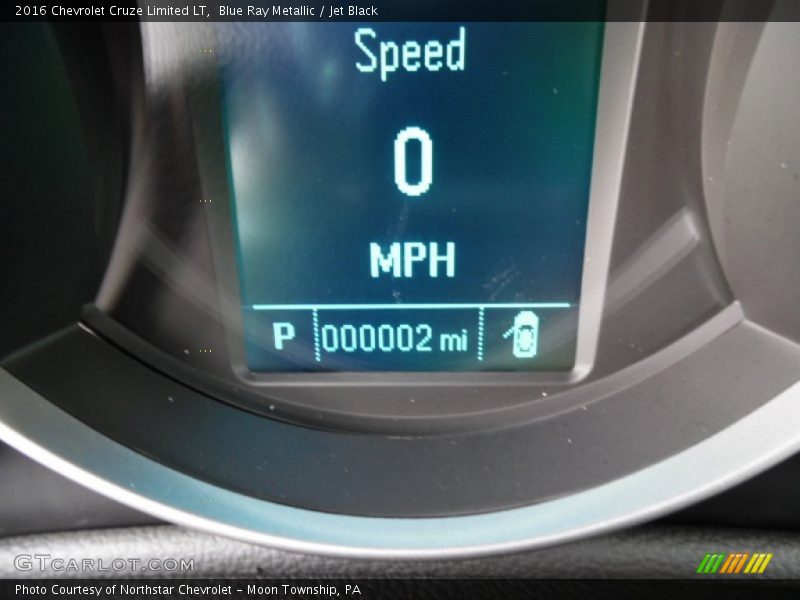 Blue Ray Metallic / Jet Black 2016 Chevrolet Cruze Limited LT