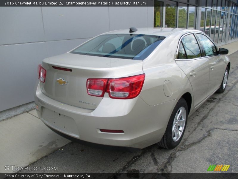 Champagne Silver Metallic / Jet Black/Titanium 2016 Chevrolet Malibu Limited LS
