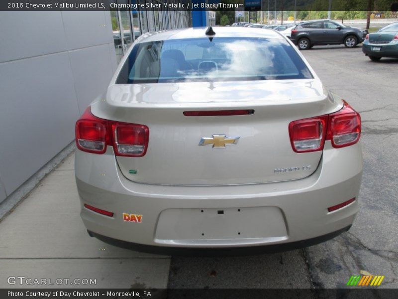 Champagne Silver Metallic / Jet Black/Titanium 2016 Chevrolet Malibu Limited LS