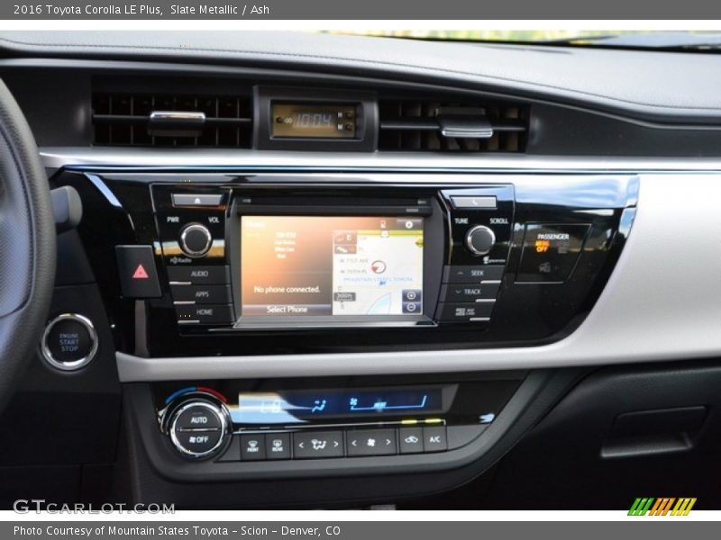 Controls of 2016 Corolla LE Plus